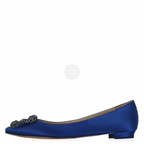 Manolo blahnik hangisi cheap flats blue